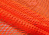 90GSM 100 Percenten van het Polyesternetwerk de Stoffen voor de Oranjerode Kleur van het Schoenenneon